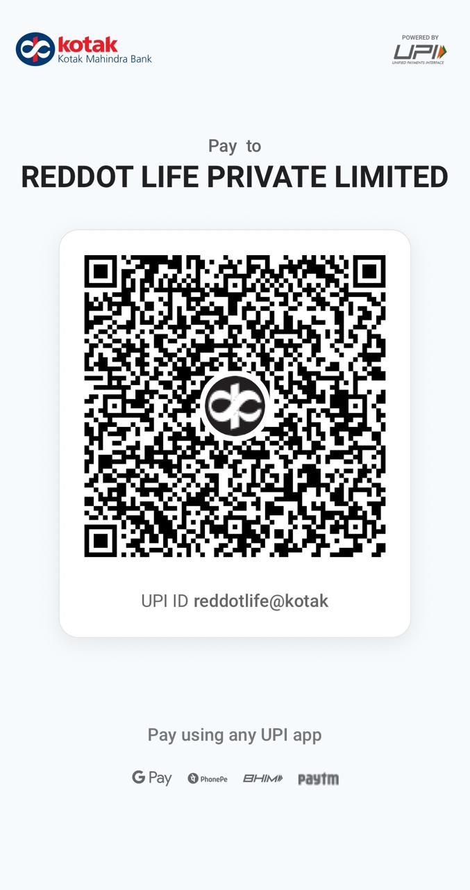 UPI QR Code - reddotlife@kotak